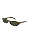 Saint Laurent Lunettes de Soleil SL 557 SHADE Havana/Green 53/20/145 femme