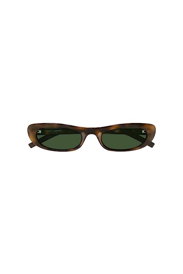 Saint Laurent Lunettes de Soleil SL 557 SHADE Havana/Green 53/20/145 femme