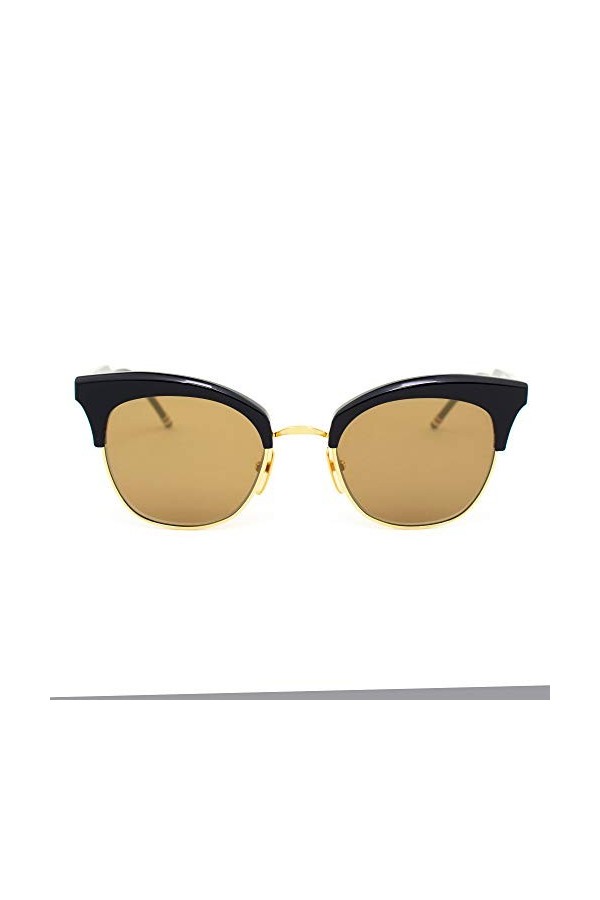THOM BROWNE TB-507-C Lunettes de Soleil, Azul Marino, 51/21/145 Femme