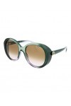 GUCCI GG0368S-004 Montures de Lunettes, Vert Verde/Pãºrpura/Transparente , 55 Femme