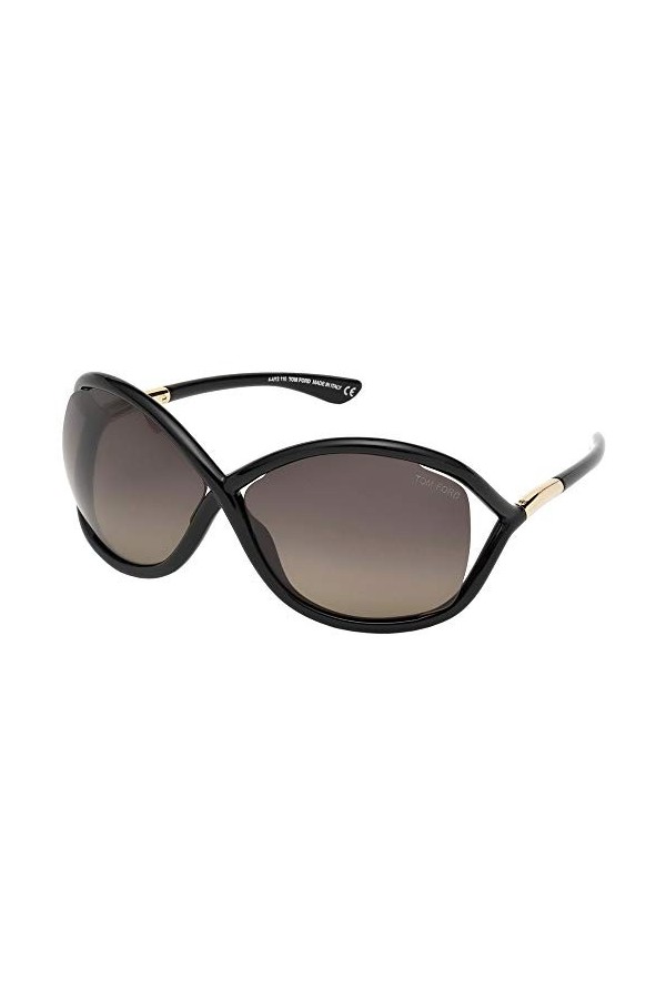 Tom Ford FT0009 01D 64 Montures de Lunettes, Noir Nero Lucido/Fumo Polar , Femme