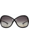 Tom Ford FT0009 01D 64 Montures de Lunettes, Noir Nero Lucido/Fumo Polar , Femme