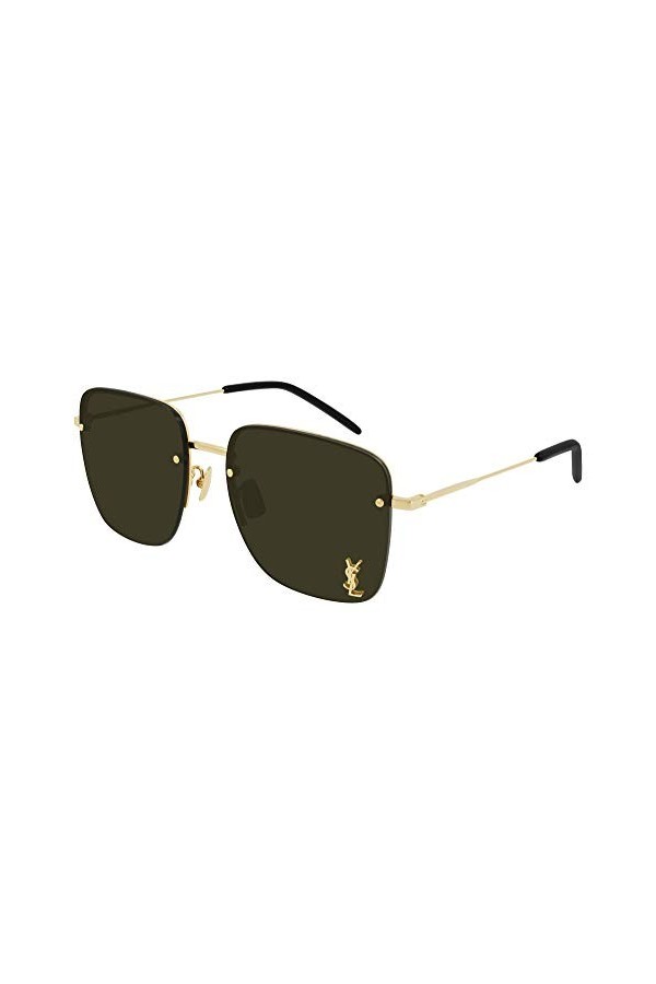 Lunettes de Soleil Saint Laurent SL 312 M Gold/Brown 58/17/145 femme