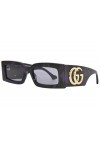 Gucci GG1425S 003 Lunettes de soleil Femmes Lentilles Havana-Violet-Vert/Gris 53mm, Havana-violet-vert, Havana-violet-vert