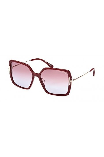 Tom Ford Lunettes de Soleil JOANNA FT 1039 Shiny Burgundy/Violet Burgundy 59/15/140 femme
