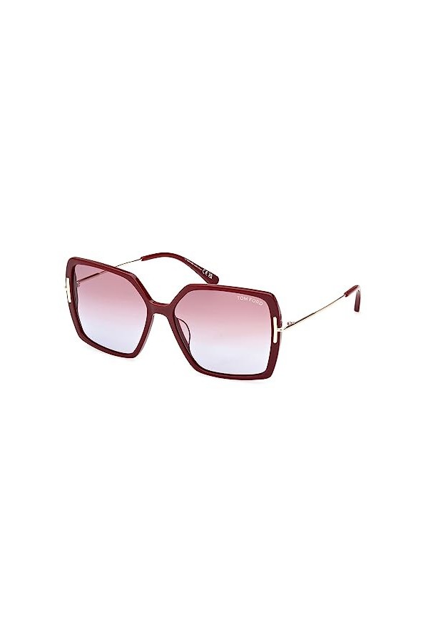 Tom Ford Lunettes de Soleil JOANNA FT 1039 Shiny Burgundy/Violet Burgundy 59/15/140 femme
