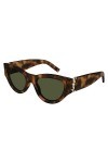 Saint Laurent Lunettes de Soleil SL M94 Havana/Green 53/20/145 femme