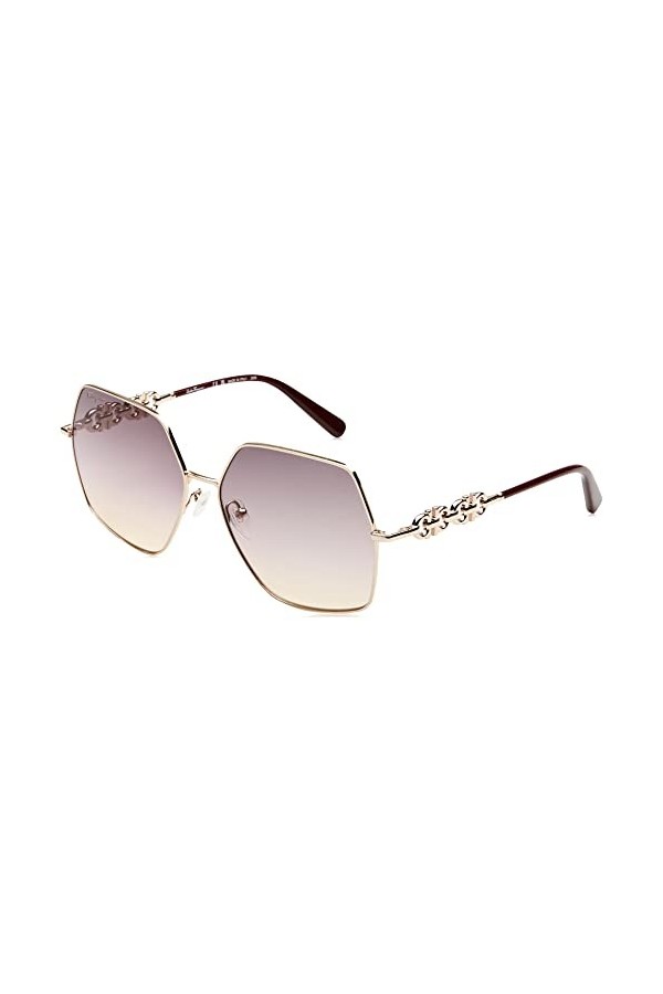 Salvatore Ferragamo Sf291s Sunglasses, 774 Rose Gold Bordeaux, 61 Unisex