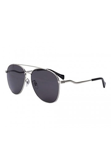 Gucci Lunettes de soleil Lunettes de soleil GG0969S 001 Femme Couleur gris argent taille des verres 59 mm