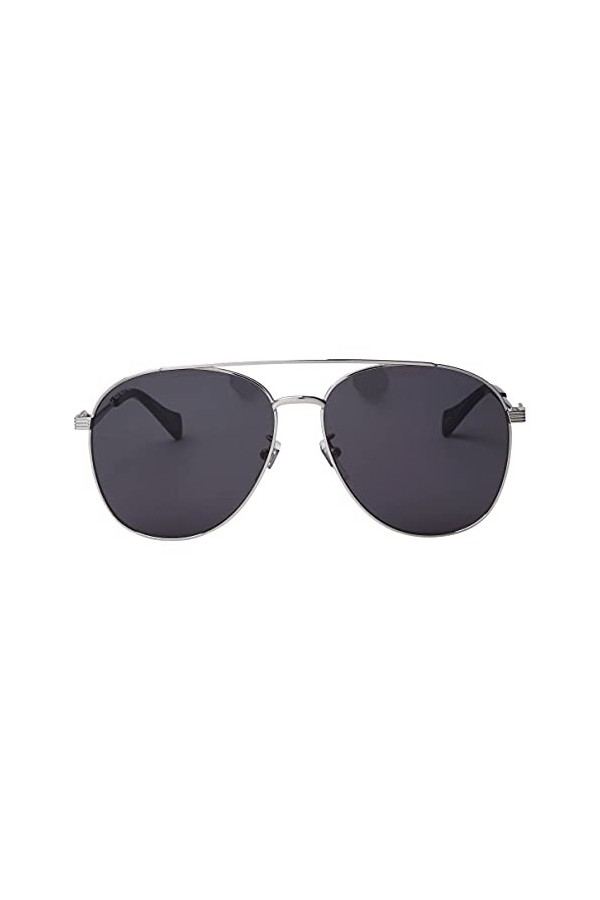 Gucci Lunettes de soleil Lunettes de soleil GG0969S 001 Femme Couleur gris argent taille des verres 59 mm