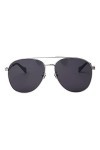 Gucci Lunettes de soleil Lunettes de soleil GG0969S 001 Femme Couleur gris argent taille des verres 59 mm