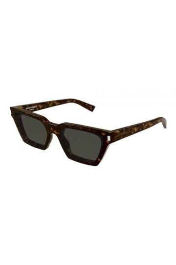 Saint Laurent Calista SL633CALISTA-002-64 - Femme Lunettes de soleil - Shiny Dark Havana, marron ,