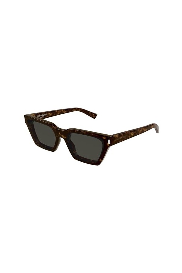 Saint Laurent Calista SL633CALISTA-002-64 - Femme Lunettes de soleil - Shiny Dark Havana, marron ,
