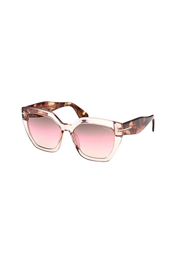 Tom Ford Lunettes de Soleil PHOEBE FT 0939 Transparent Pink/Brown Pink Shaded 56/17/140 femme
