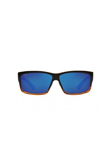 Costa Cut Plastic Frame Blue Mirror Lens Mens Sunglasses UT52OBMGLP