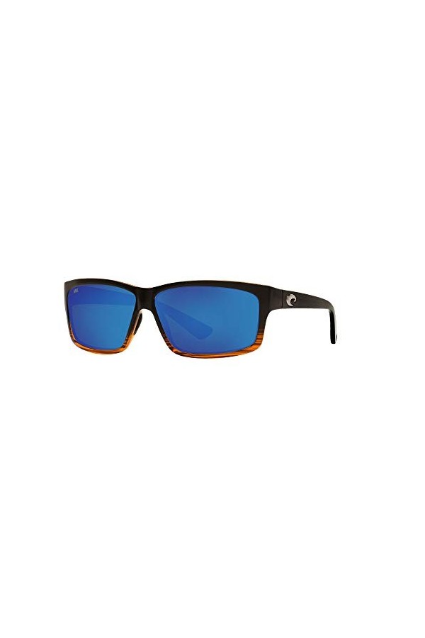 Costa Cut Plastic Frame Blue Mirror Lens Mens Sunglasses UT52OBMGLP