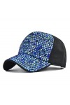 Gadgets Mafia Casquette de baseball avec strass pour femme, casquette de baseball réglable en coton scintillant pour filles e