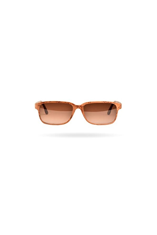 Twinz Eyewear - Rolf Birdseye marron, Rouge et marron., Einheitsgröße
