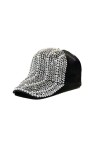 Gadgets Mafia Casquette de baseball avec strass pour femme, casquette de baseball réglable en coton scintillant pour filles e