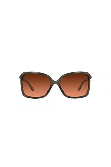 Oakley Lunettes de soleil papillon Wildrye Oo9230 pour femme, Encre olive, d grad marron Prizm