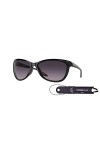 Oakley Pasque OO9222 Lunettes de soleil pilote pour femme + ensemble daccessoires laisse + kit design iWear, Encre noire / G