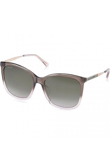 Jimmy Choo Nerea/g/s Sunglasses, 08M/HA Brown Nude, 57 Unisex