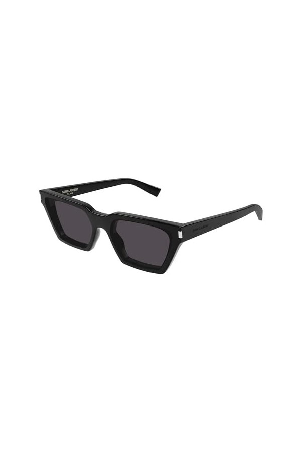 Saint Laurent Calista SL633CALISTA-001-64 - Femmes Lunettes de soleil - Shiny Solid Black, schwarz.