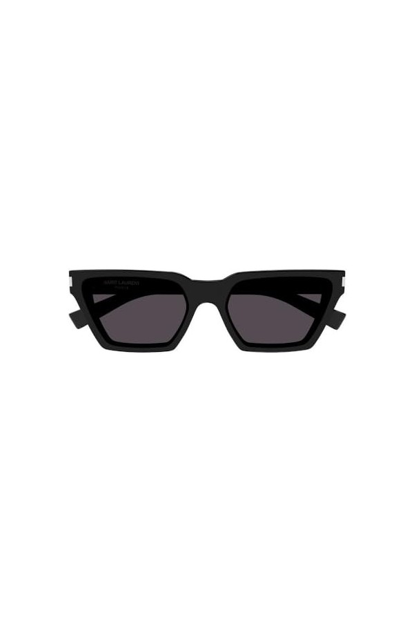 Saint Laurent Calista SL633CALISTA-001-64 - Femmes Lunettes de soleil - Shiny Solid Black, schwarz.