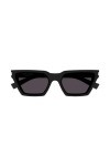 Saint Laurent Calista SL633CALISTA-001-64 - Femmes Lunettes de soleil - Shiny Solid Black, schwarz.