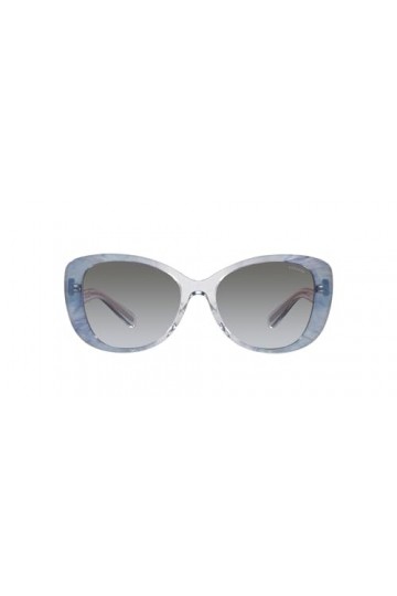 Coach HC8322-56553C-54 Coach Womens HC8322-56553C-54 Fashion 54mm Transparent Blue Ombre Sunglasses