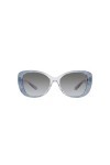 Coach HC8322-56553C-54 Coach Womens HC8322-56553C-54 Fashion 54mm Transparent Blue Ombre Sunglasses