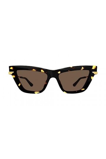 Bottega Veneta Lunettes de Soleil BV1241S Blonde Havana/Orange Brown 54/16/140 femme