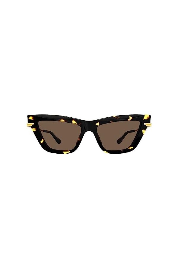 Bottega Veneta Lunettes de Soleil BV1241S Blonde Havana/Orange Brown 54/16/140 femme