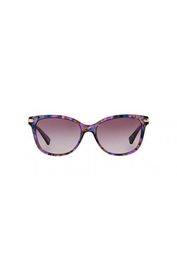Lunettes de Soleil Coach HC 8132 Violet Pattern/Violet Shaded 57/17/135 femme