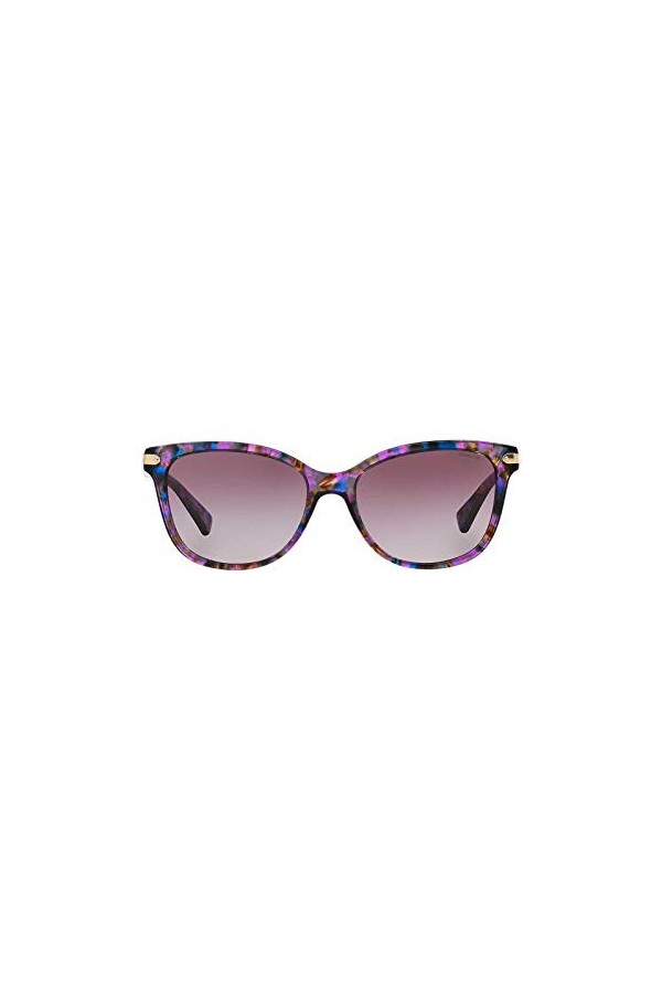 Lunettes de Soleil Coach HC 8132 Violet Pattern/Violet Shaded 57/17/135 femme