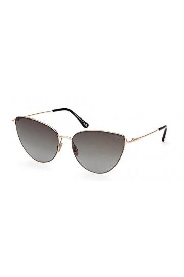 Tom Ford Lunettes de Soleil ANAIS-02 FT 1005 Shiny Rose Gold/Grey Shaded 62/17/140 femme