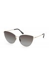Tom Ford Lunettes de Soleil ANAIS-02 FT 1005 Shiny Rose Gold/Grey Shaded 62/17/140 femme