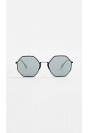 FENDI FF 0292/S UE Lunettes de Soleil, Noir/Gris Black GY Grey , 53 Femme