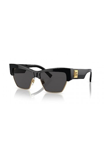 Dolce & Gabbana Lunettes de Soleil DG 4415 Shiny Black/Grey 56/15/145 femme
