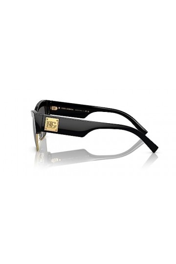 Dolce & Gabbana Lunettes de Soleil DG 4415 Shiny Black/Grey 56/15/145 femme