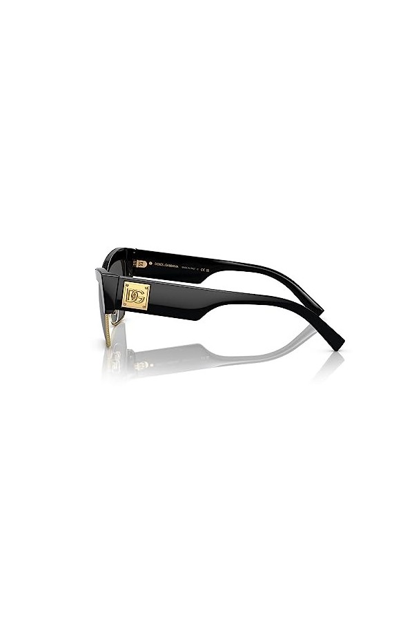 Dolce & Gabbana Lunettes de Soleil DG 4415 Shiny Black/Grey 56/15/145 femme
