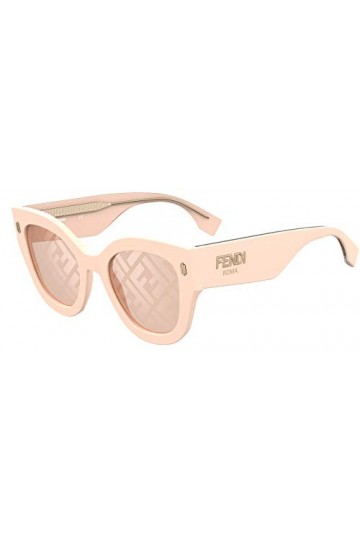 FENDI FF 0435/S, Lunettes de Soleil Femme, 35J, 52