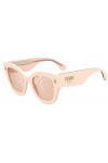 FENDI FF 0435/S, Lunettes de Soleil Femme, 35J, 52