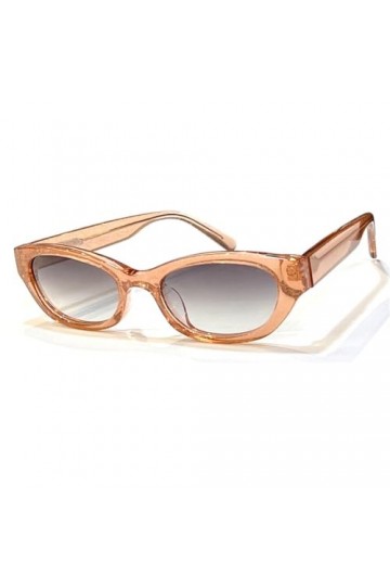 HCHES Lunettes de soleil à monture ovale en acétate pour femmes, nuances avec lentille UV400, 6, taille unique