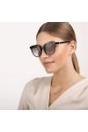 Gucci GG0488S-001 Lunettes de Soleil, Noir, 54.0 Femme