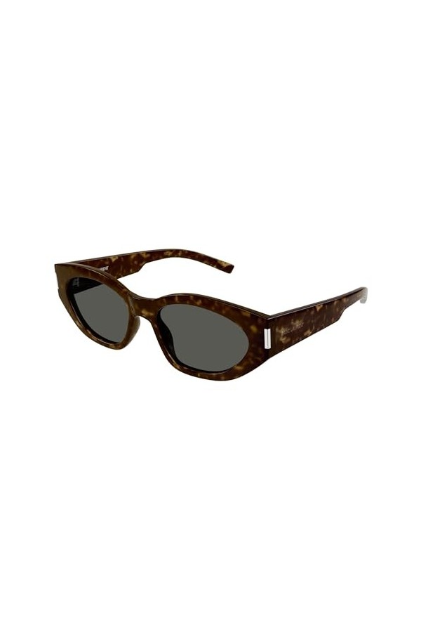 Saint Laurent SL638-002-57 - Femme Lunettes de soleil - Shiny Dark Havana, marron ,