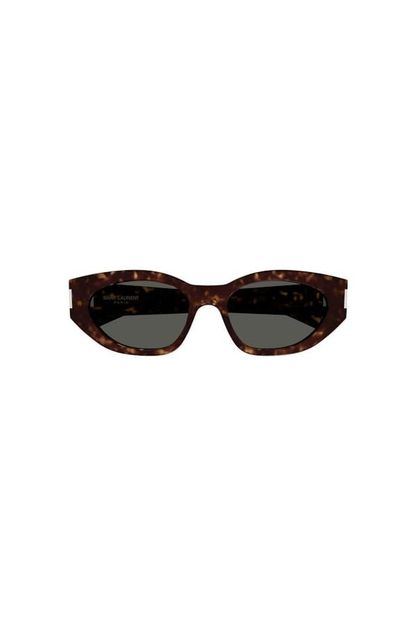 Saint Laurent SL638-002-57 - Femme Lunettes de soleil - Shiny Dark Havana, marron ,