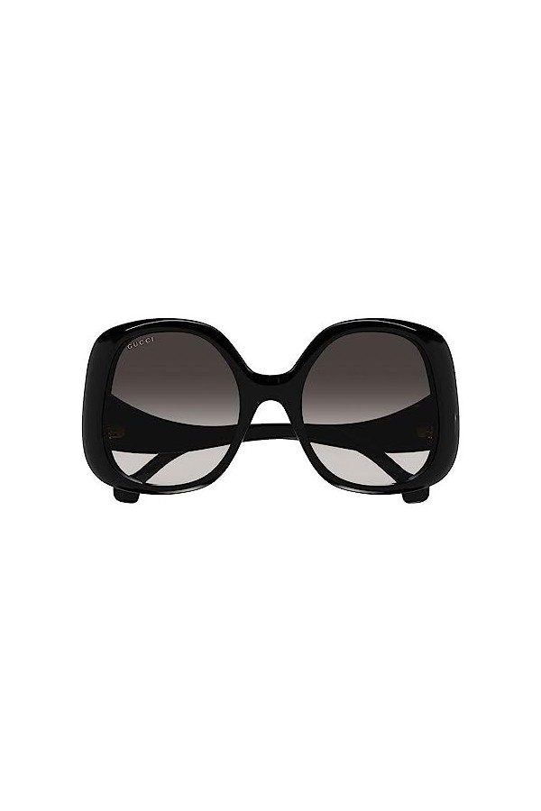 Gucci Lunettes de Soleil GG1235S Black/Grey 55/22/140 femme