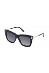 Tom Ford Mixte Adulte, SUNGLASSES, Schwarz Glanz, 52