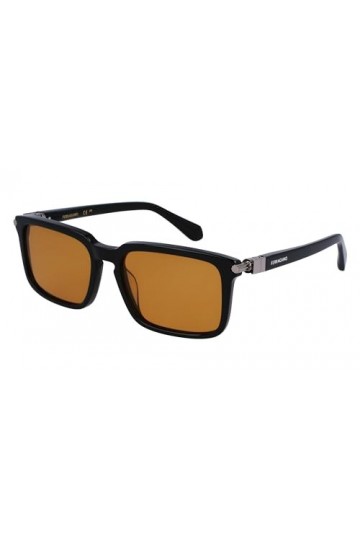 Salvatore Ferragamo SF1110S Sunglasses, Colour: 009 Black/Orange, Taille Unique Unisex